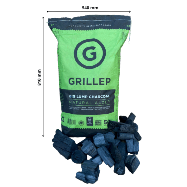 GRILLEP suuretükiline grillsüsi 6,6kg / 50L (FSC100%) - Pilt 3