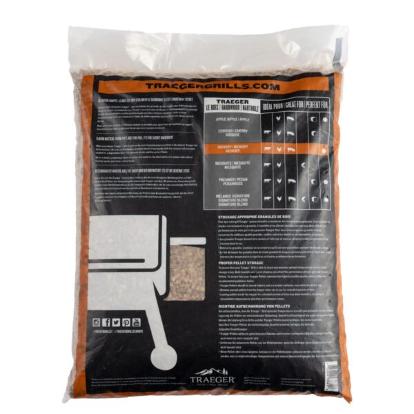 Traeger grillpellet hickorypuust (FSC) 9kg - Image 2