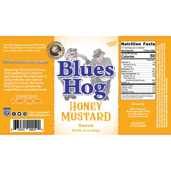 Blues Hog Honey Mustard BBQ