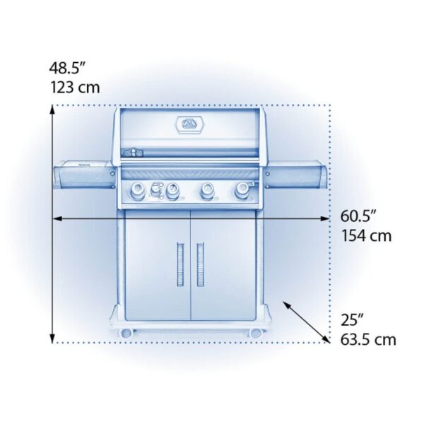 Napoleon Rogue steigipliidiga gaasigrill - Pilt 10