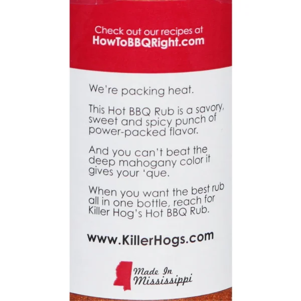 Killer Hogs Hot BBQ Rub