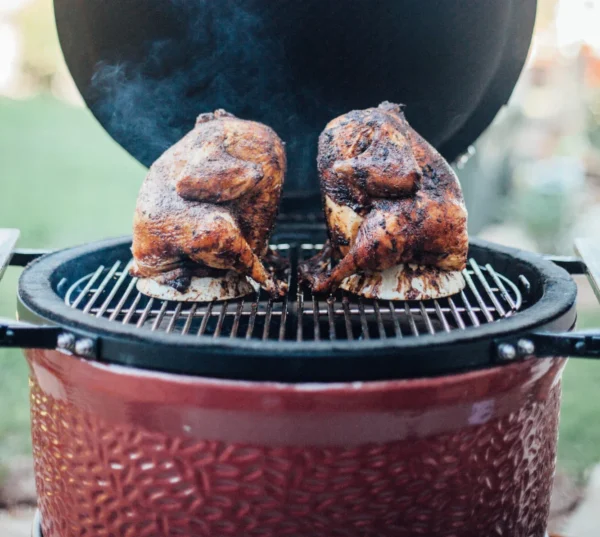 Keraamiline kanaküpsetamise alus “Beer can Chicken”
