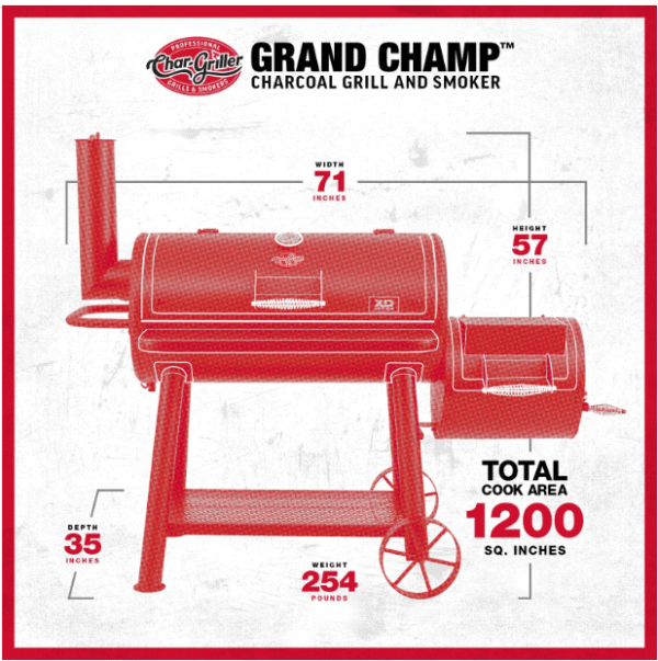 Grand Champ™ Offset Smoker